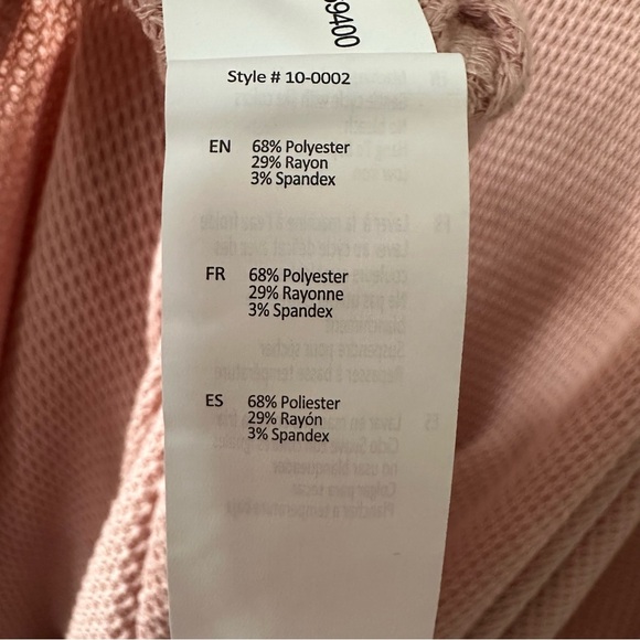 Streetwear Society Dolman Sleeves Long Sleeve Top Peach Pink Knit - Large - Picture 13 of 17